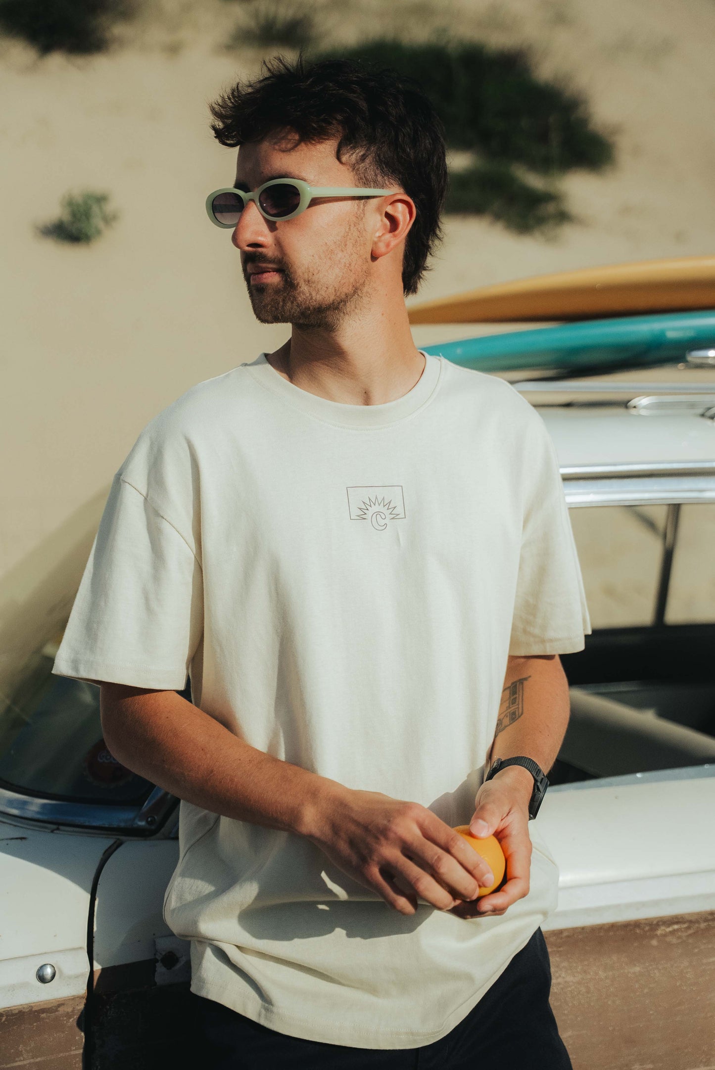 CHROMA TIDES - Tee shirt oversize unisex