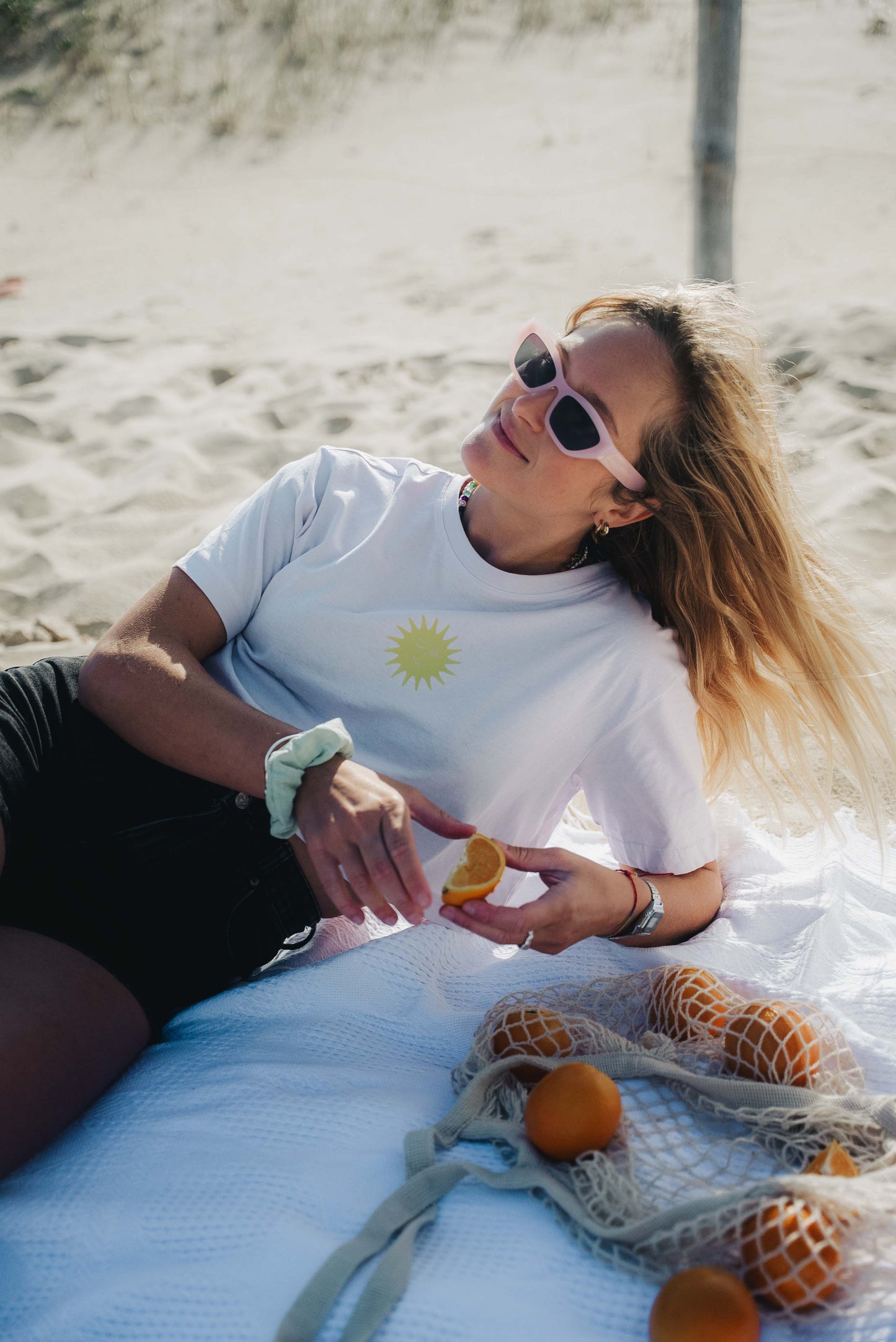 LAVENDER SUNSHINE - Tee shirt crop