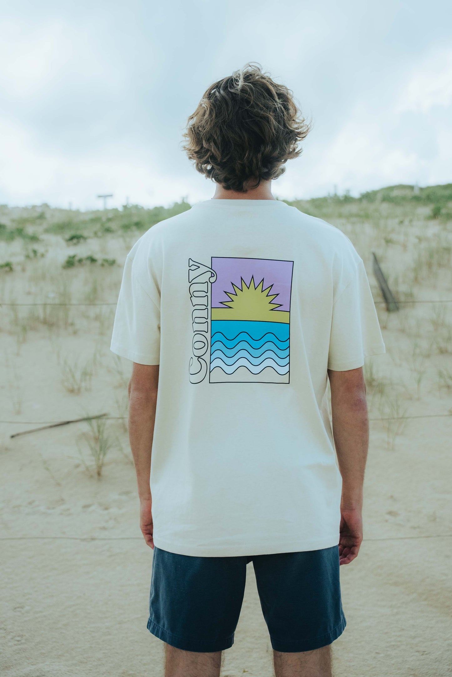 CHROMA TIDES - Tee shirt oversize unisex