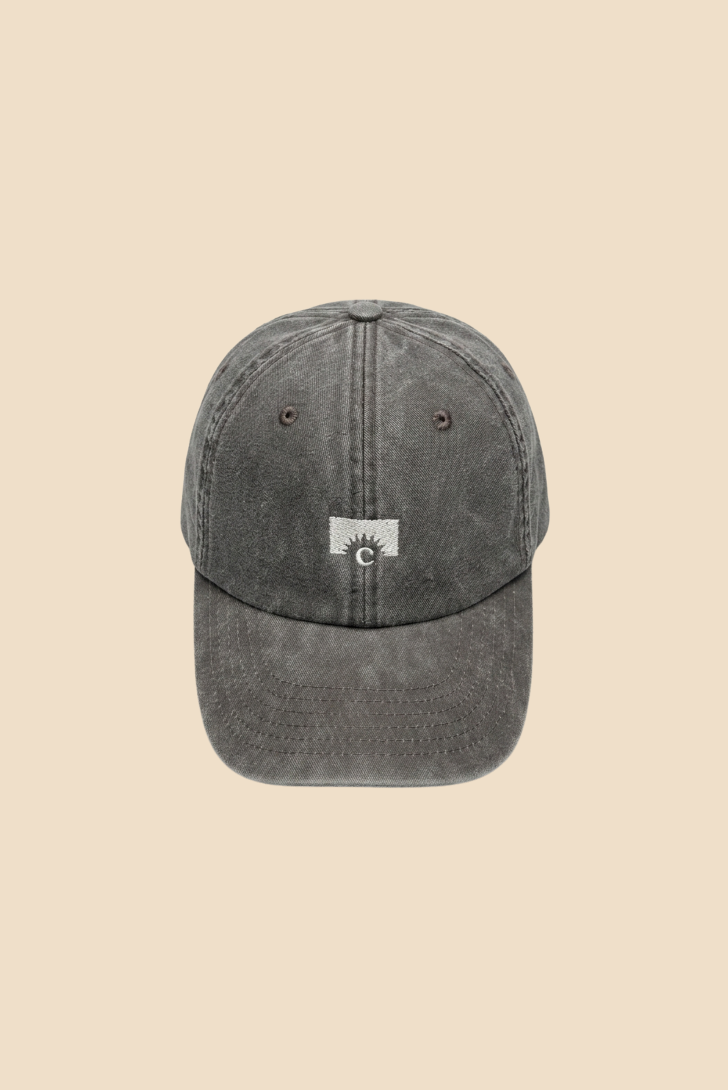 BROWN WASHED - Casquette