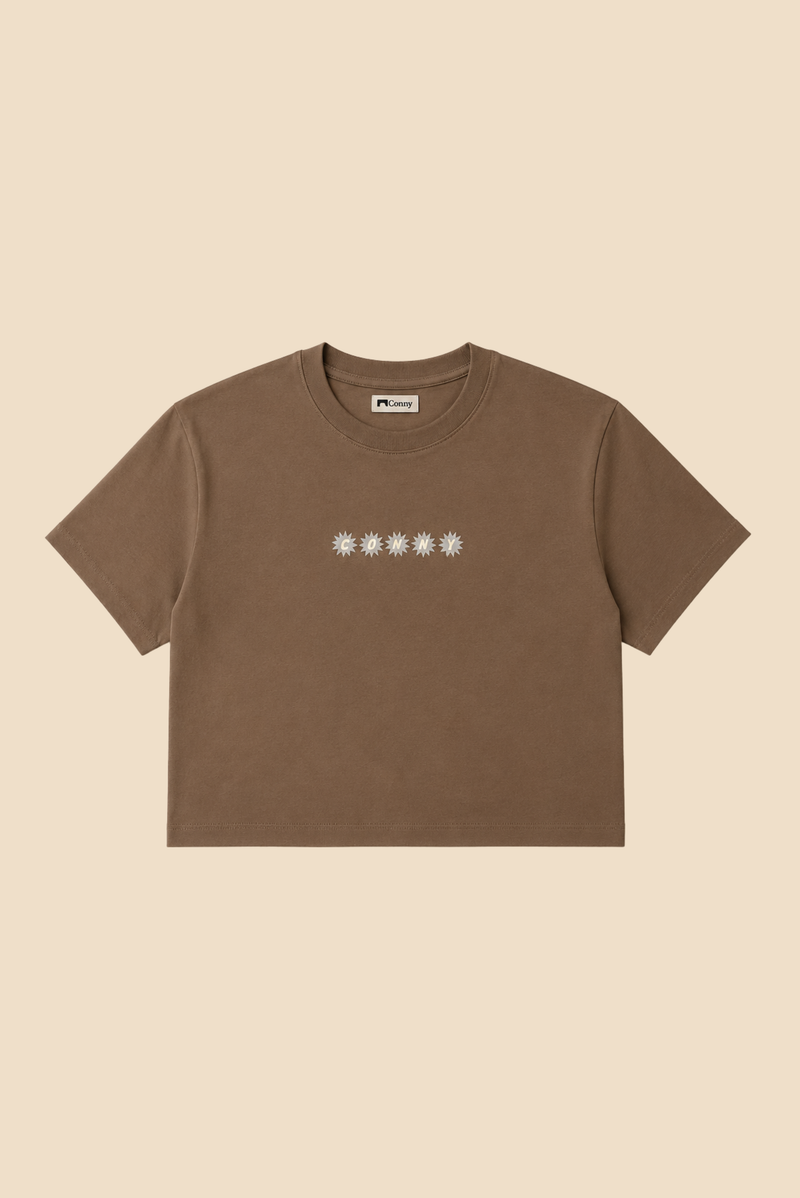 COFFEE BREAK - Tee shirt crop