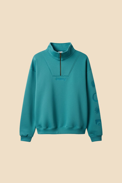 Winter wave - Hoodie demi zip