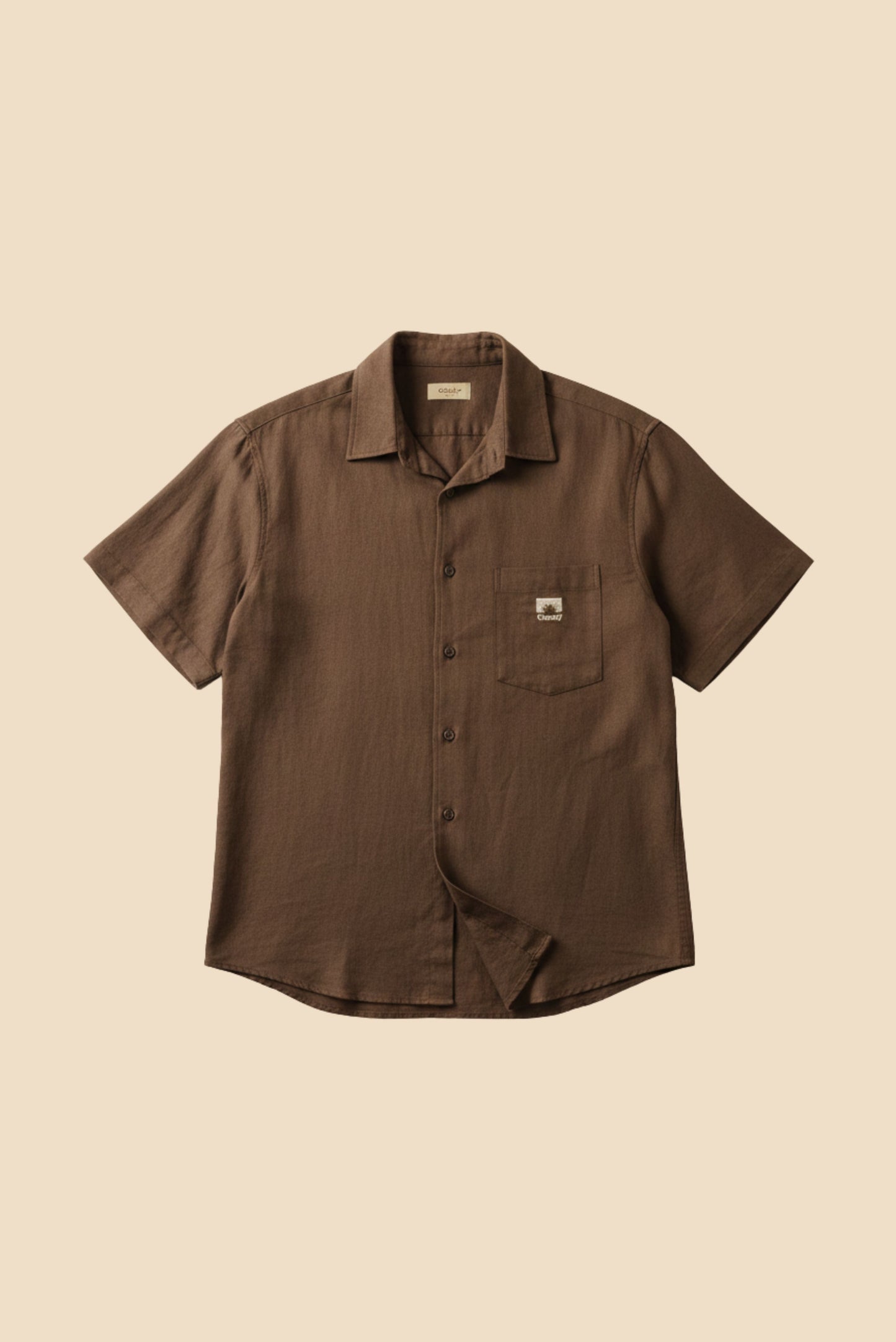 Chemise en lin Oréllia - Taupe Chemise en lin Oréllia - Taupe