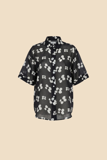 RETRO - Chemise fleurie