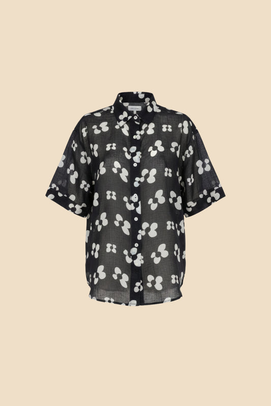 RETRO - Chemise fleurie