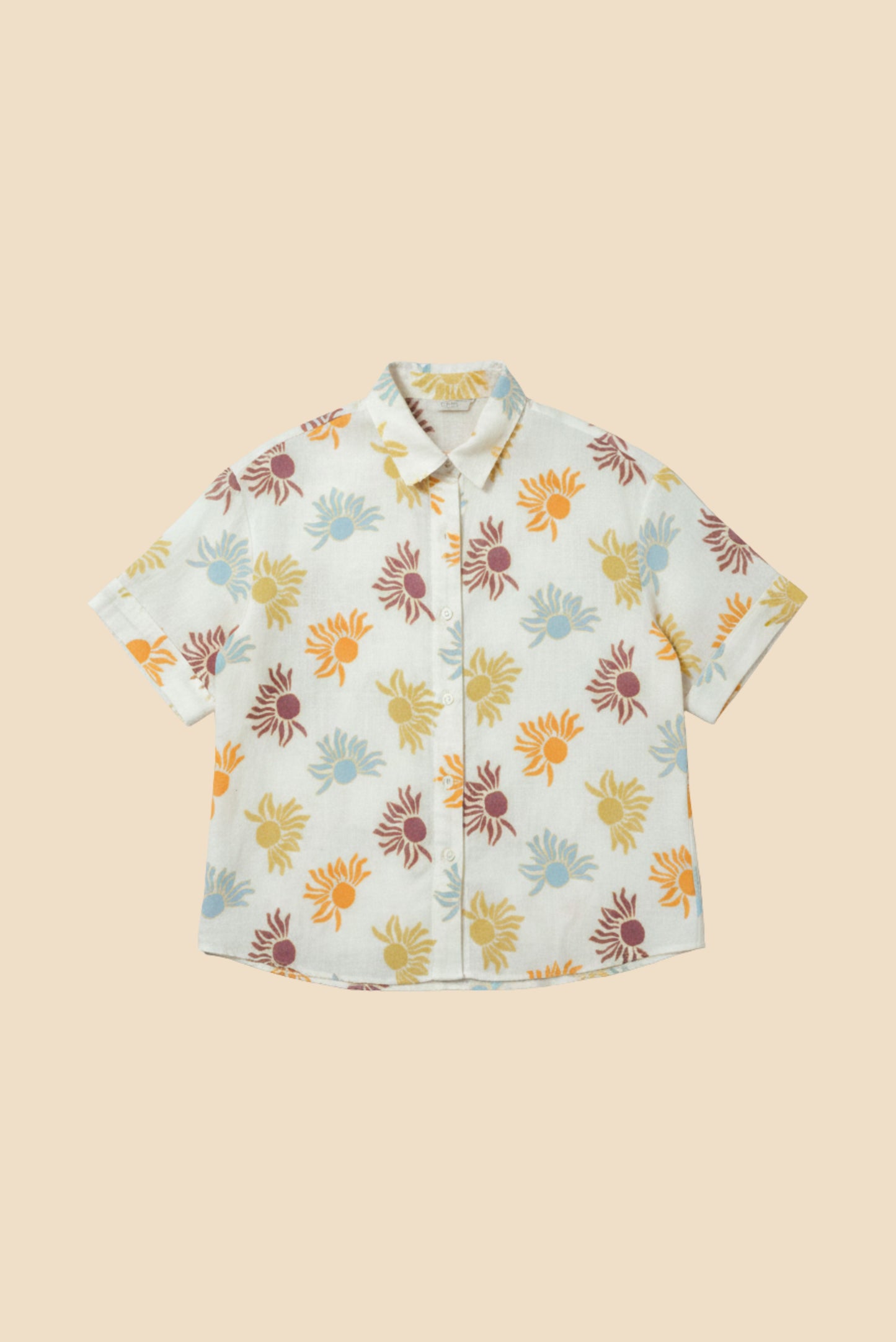 SOLAR - Chemise en lin beige