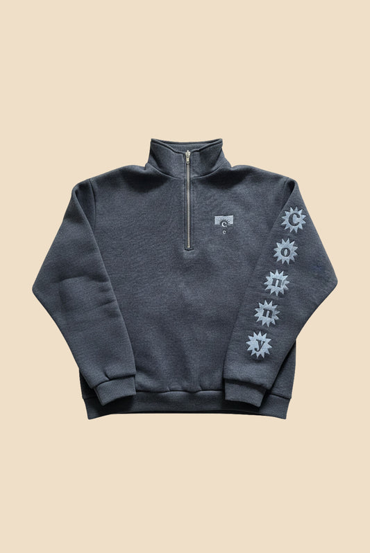 URBAN GREY - Hoodie Zip Unisex