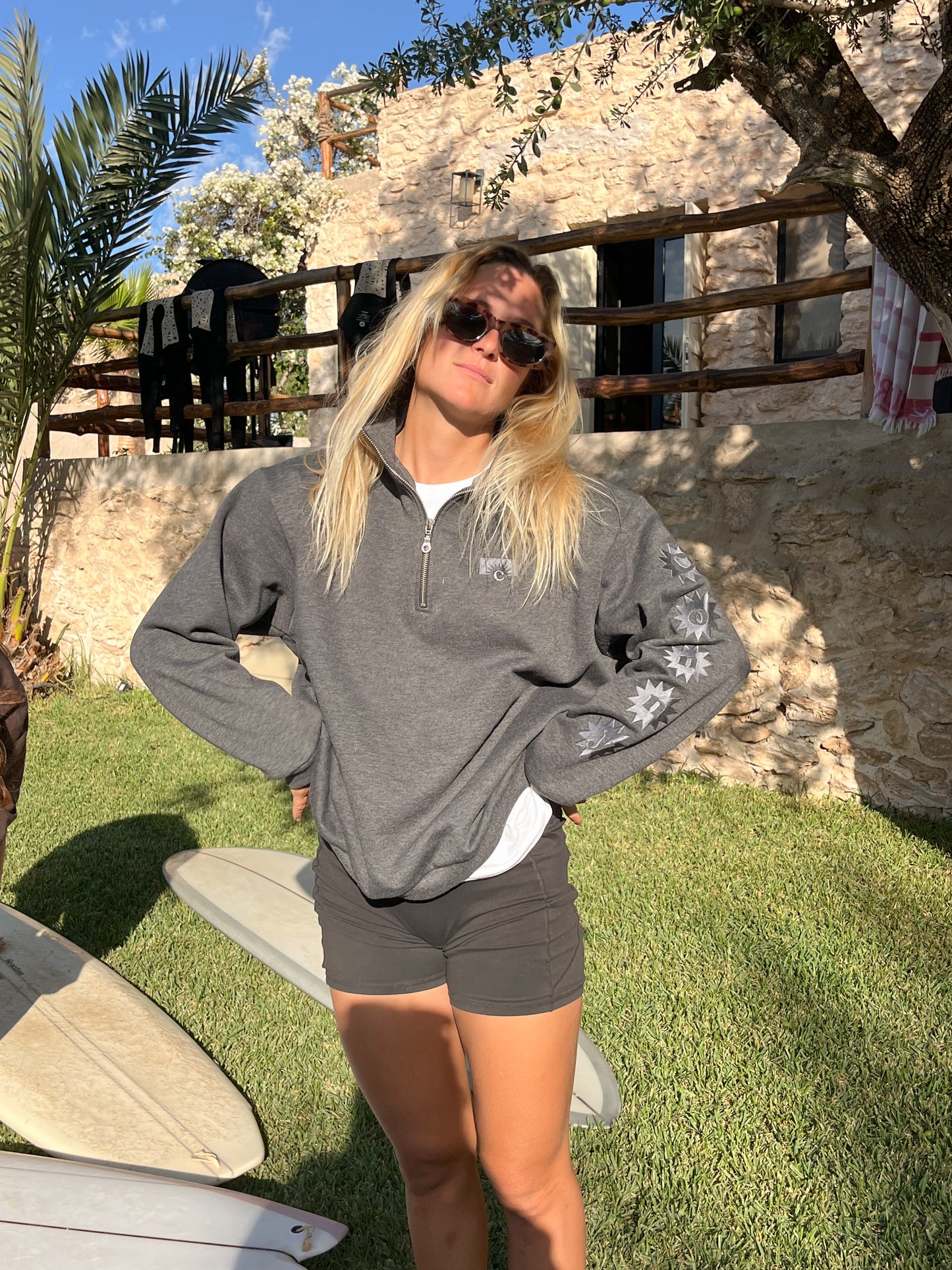 URBAN GREY - Hoodie Zip Unisex