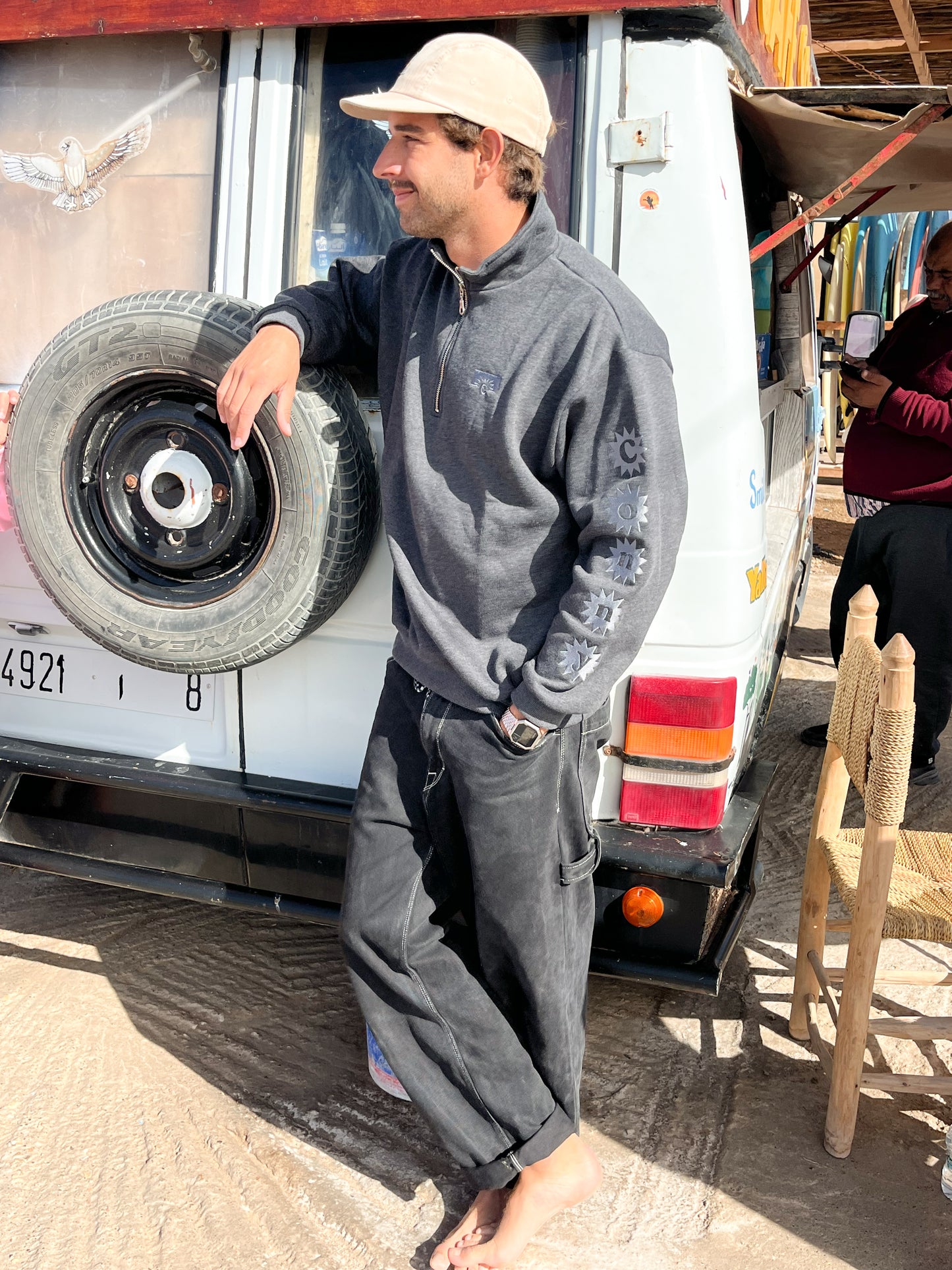 URBAN GREY - Hoodie Zip Unisex