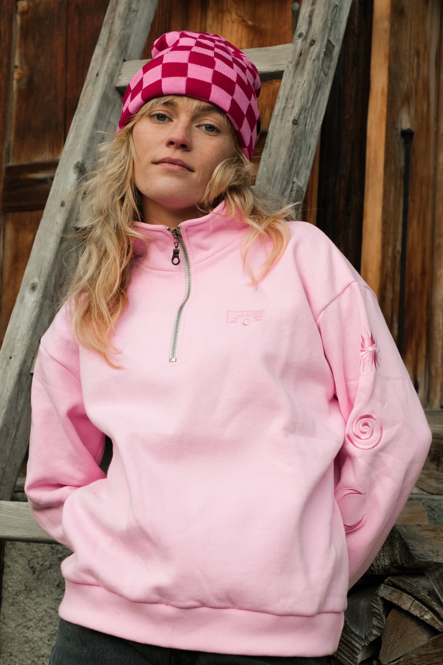 PETAL PINK - Hoodie Zip