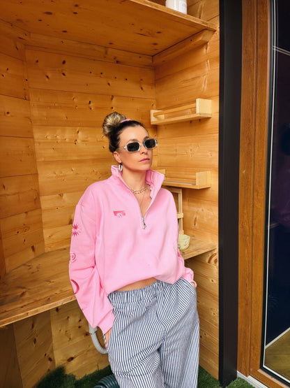 PETAL PINK - Hoodie Zip