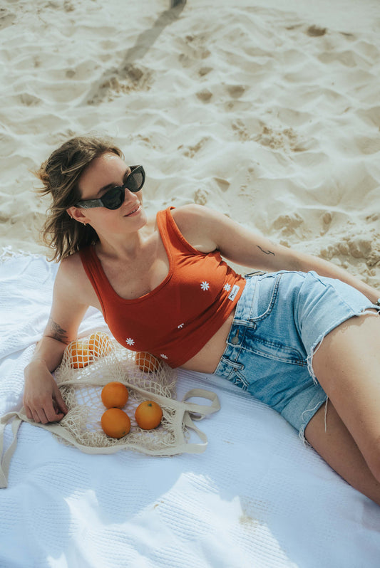 JOHN - Top Femme crop