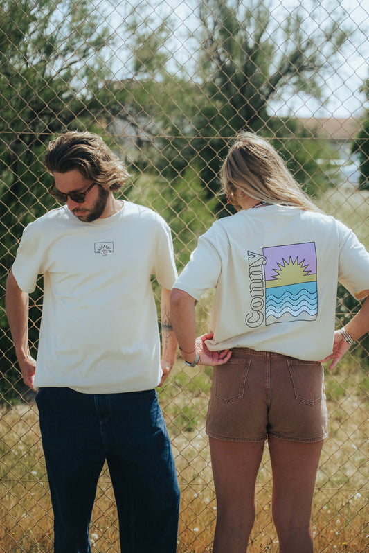 CHROMA TIDES - Tee shirt oversize unisex