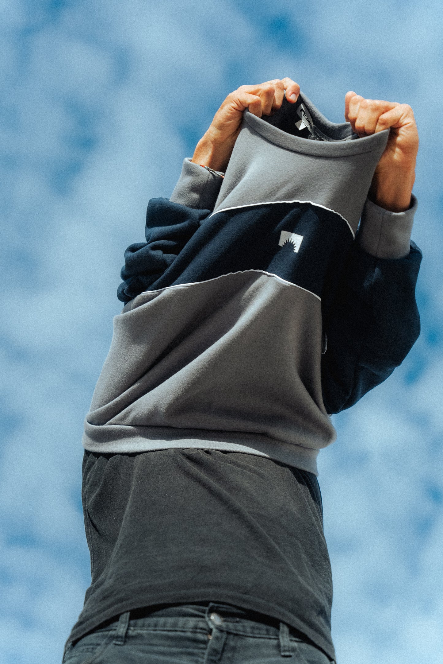 Silver sky - Hoodie bi-color